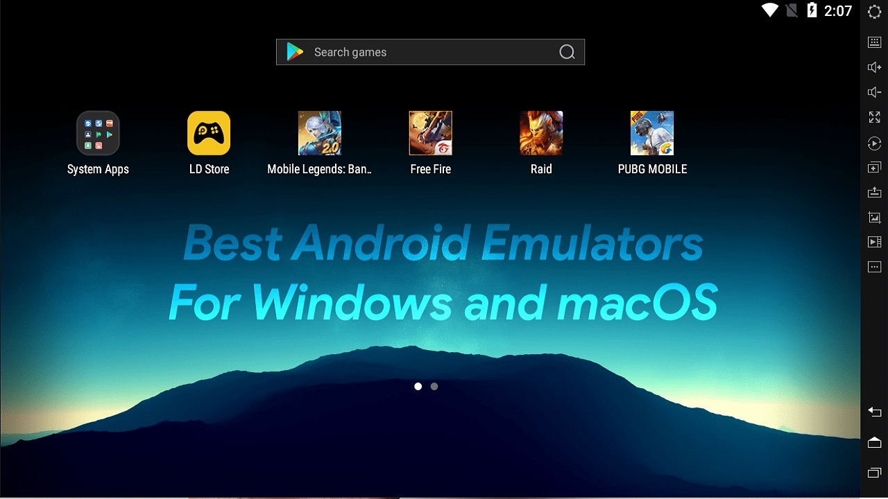 pc gaming emulator mac